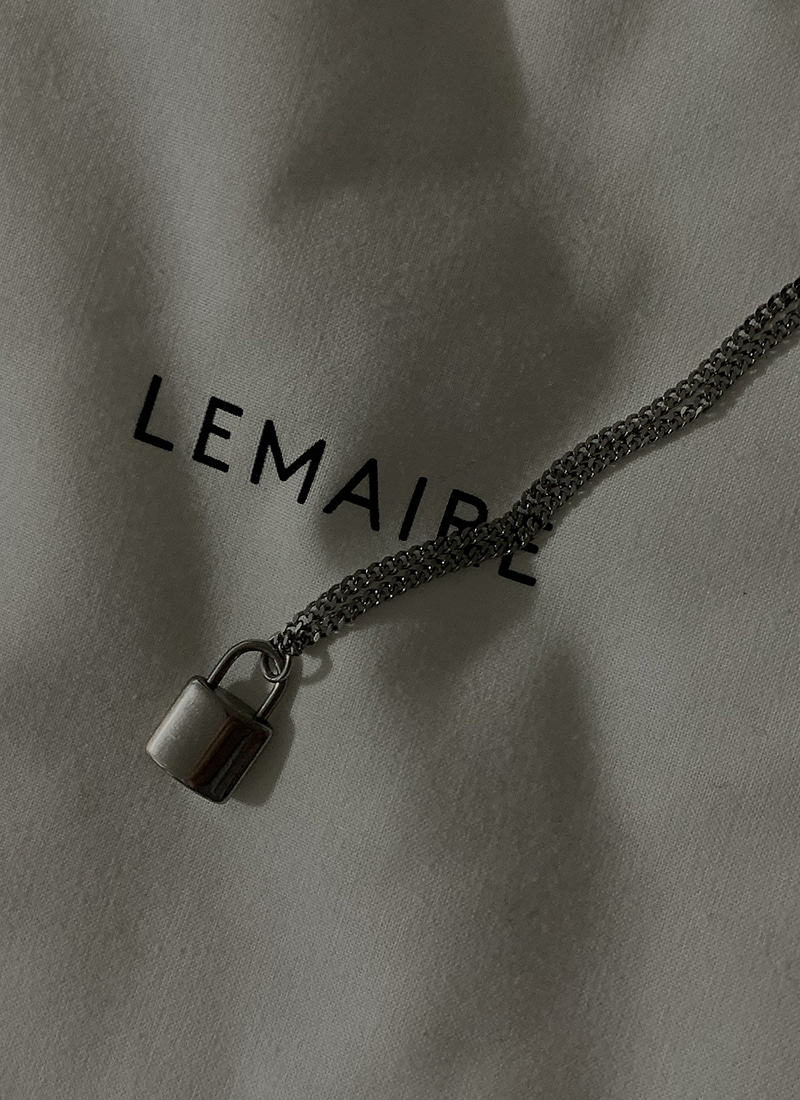[ORNUI] Lock chain necklace 오르누이 자물쇠목걸이