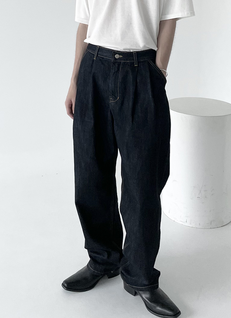And two tuck denim - 생지