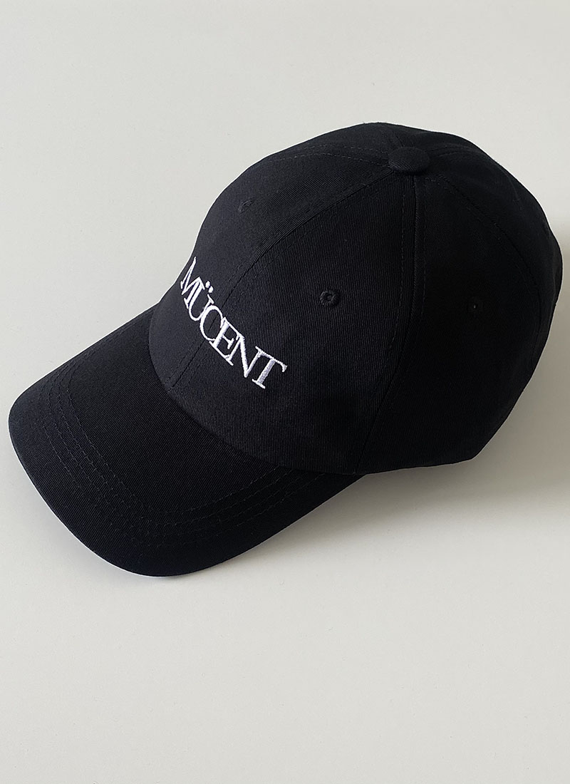 MUCENT BALL CAP (Lettering black)