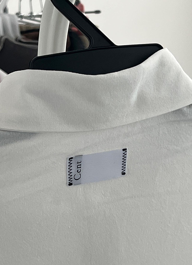 Cent back detail white shirts