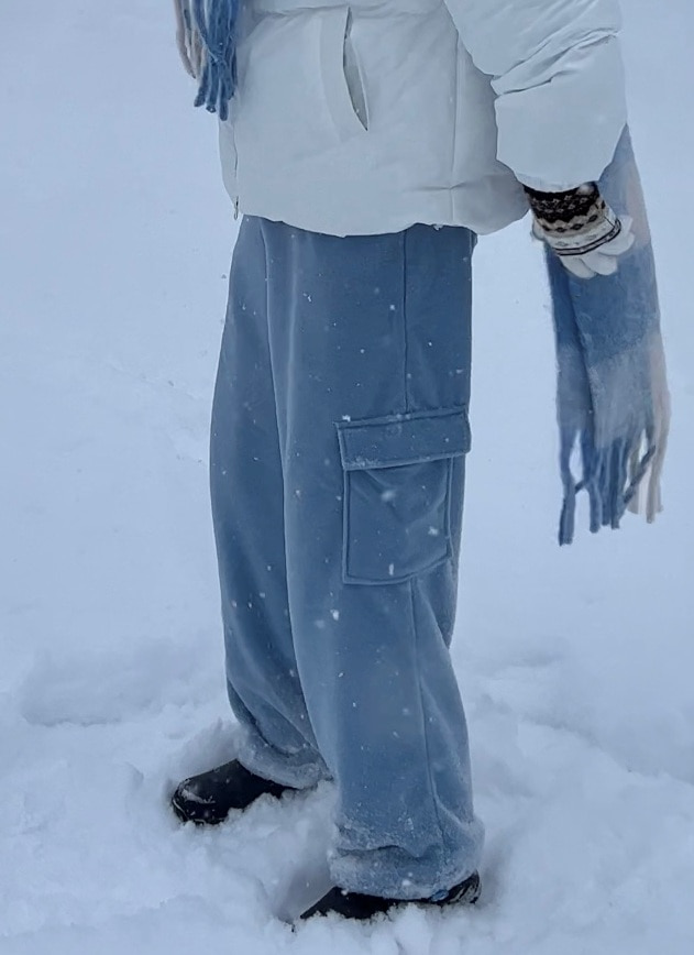 Olaf fleece cargo pants